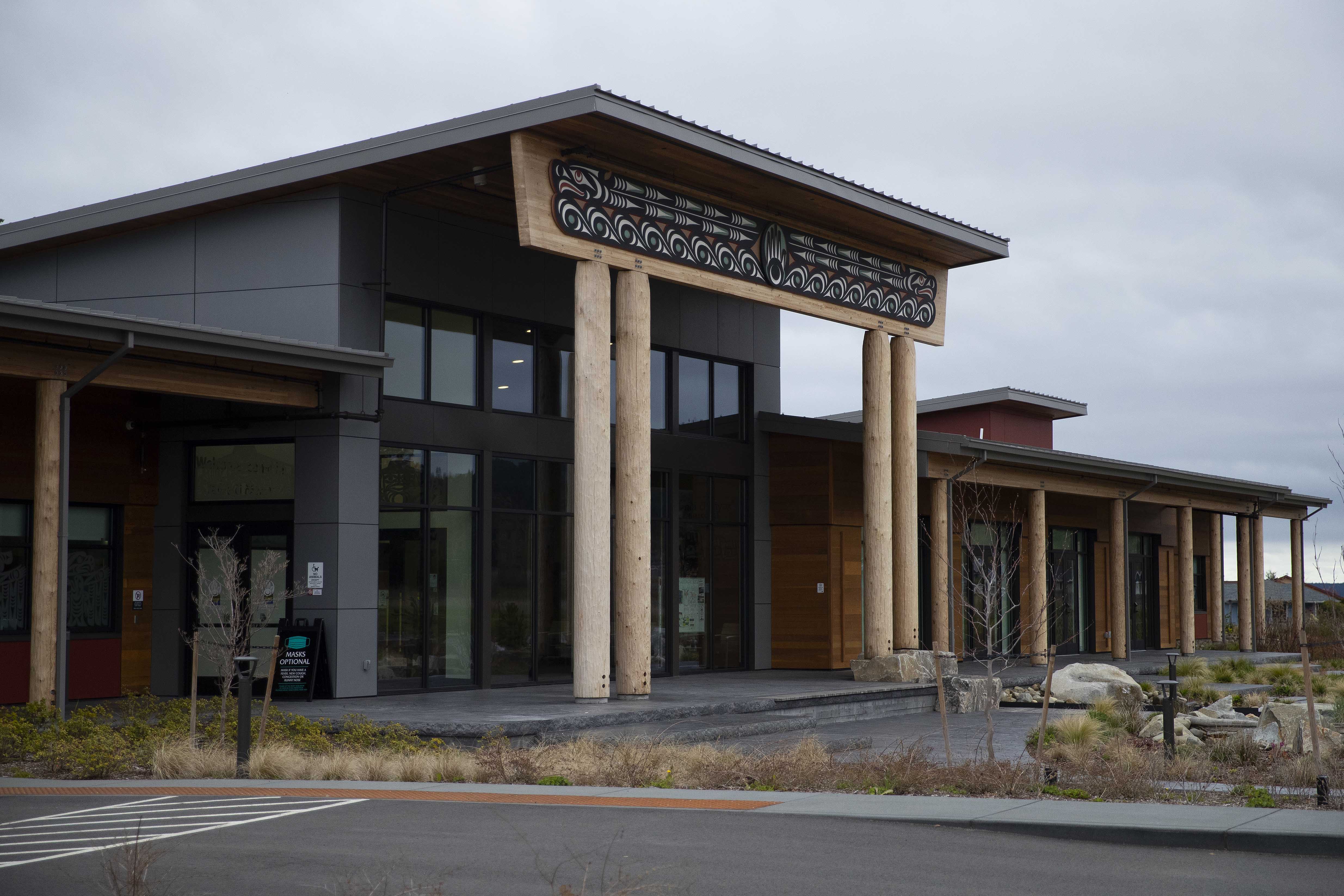 The Jamestown S'Klallam Healing Clinic is shown on Tuesday, April 25, 2023, in Sequim. KUOW Photo/Megan Farmer.