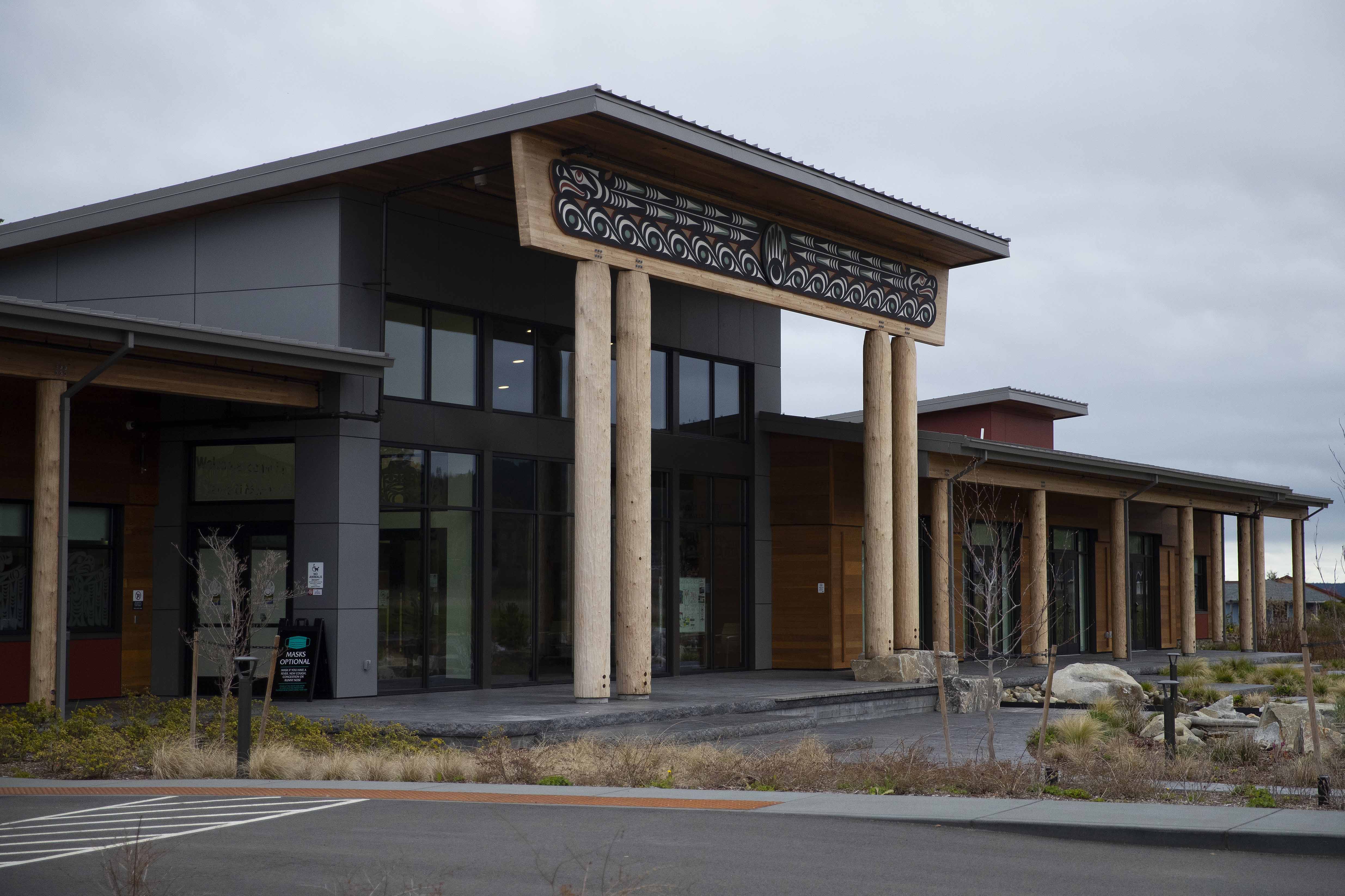 The Jamestown S'Klallam Healing Clinic is shown on Tuesday, April 25, 2023, in Sequim. KUOW Photo/Megan Farmer